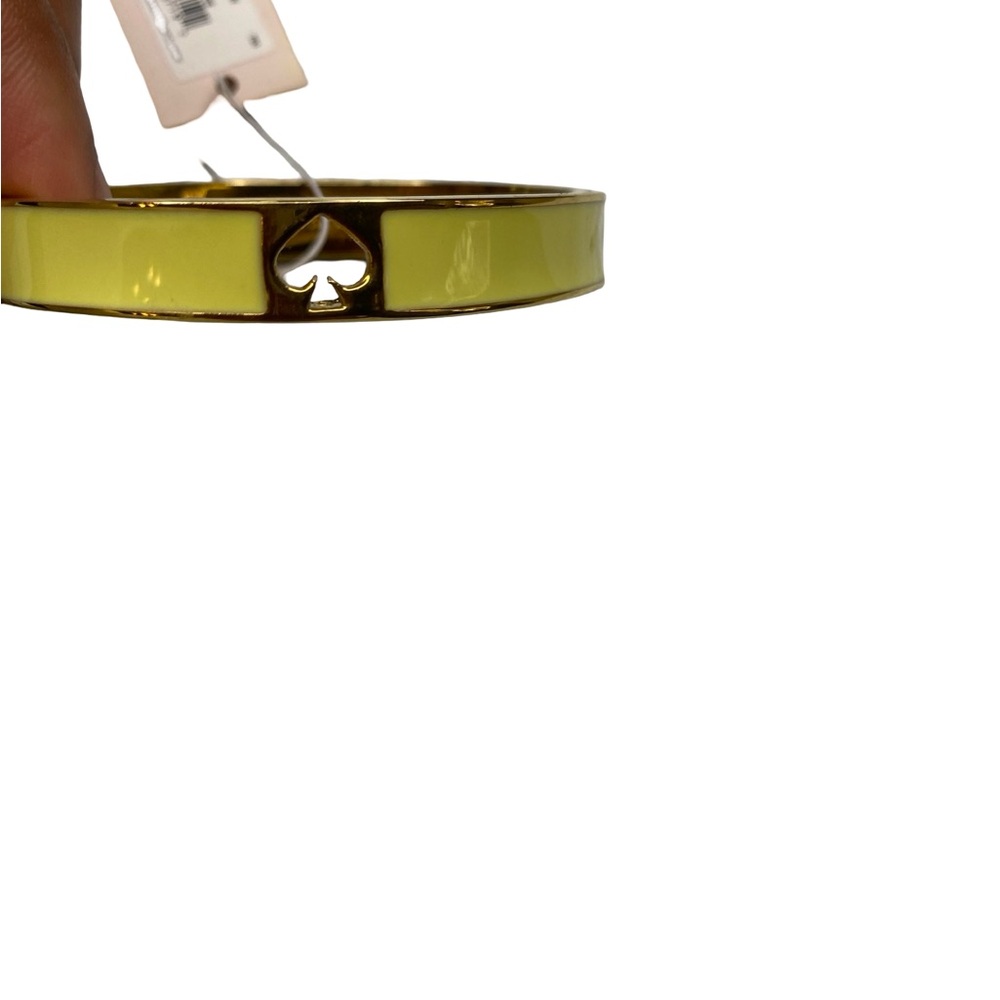 Brand New Kate Spade Gold and Yellow Enamel Bangle - Picture 7 of 7